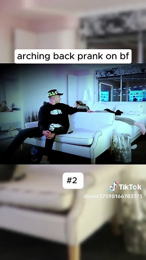 arching back prank on bf #viral#fyp