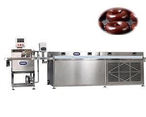Small chocolate enrobing machine | Small Chocolate Enrober Machine - Papa Machine