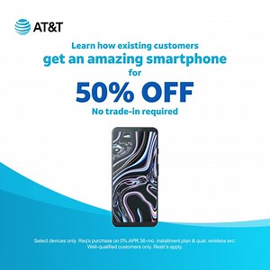 484 reactions · 103 shares | Your upgrade is calling! Answer to get an amazing smartphone for 50% off. No trade-in required. | AT&T | Facebook