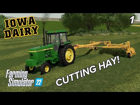 NEW SERIES Iowa Dairy on UMRV (Upper Mississippi River Valley) by DJ Modding! - EP1 - FS22