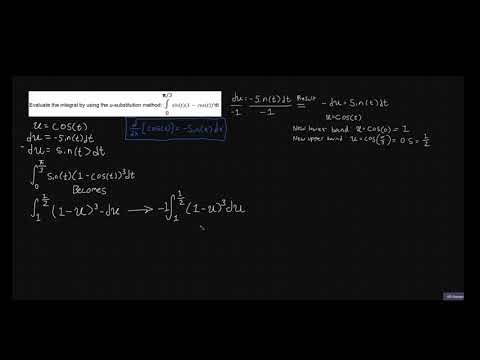 How To Solve An Integral Using The U-Substitution Method (Calculus II) - Part 1