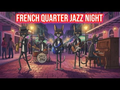 Deep Bass & Noir Jazz for Deep Focus | Midnight New Orleans Vibes