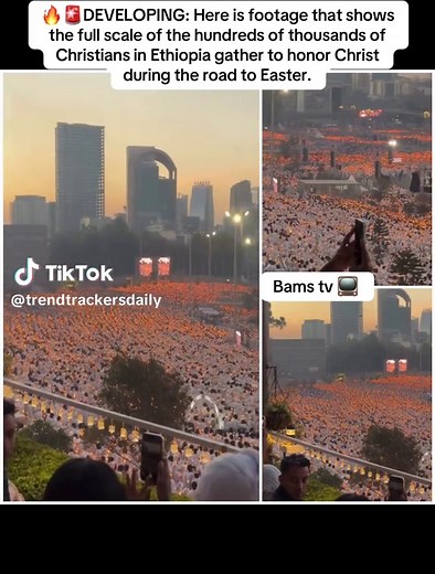 Ethiopia Christians Gather for Easter Honors