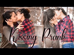 Lesbian Prank On Best Friend || Gone Real lip kissing || Rathore Nikku