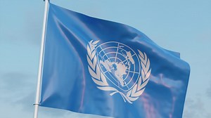 United Nations Flag | Premium Stock Video Footage