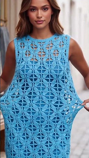 Crochet tunic written pattern #crochet
