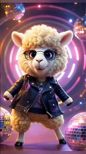 "Funny Dancing Lambs 🐑💃 | Cute Cartoon Sheep Animation"