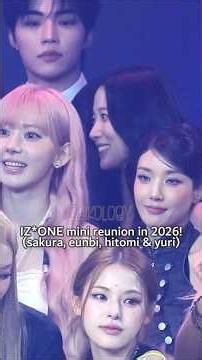 IZ*ONE reunion!!😱 #lesserafim #izone #shorts
