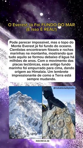 Do fundo do oceano ao topo do mundo: a incrível transformação do Everest