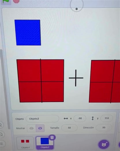 Felicísimo González Canle on Instagram: "Utiliza el modo arrastrable para trabajar las fracciones programando con Scratch. Genera clones al azar y colócalos dentro de la figura formando una fracción. #escuela #robóticaeducacional #educacion #robótica #CDD #robóticaeducativa #maestra #primaria #scratchjr #scratchJr #scratch"
