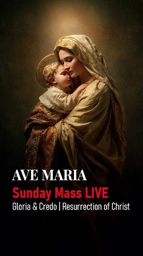 Sunday Mass LIVE ✝️ Gloria & Credo | Ave Maria | Gregorian Chant Prayer
