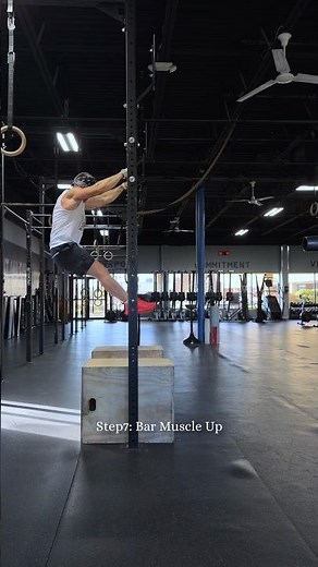 Kipping Bar Muscle Up: Bent Knees Style. Timing Sequence