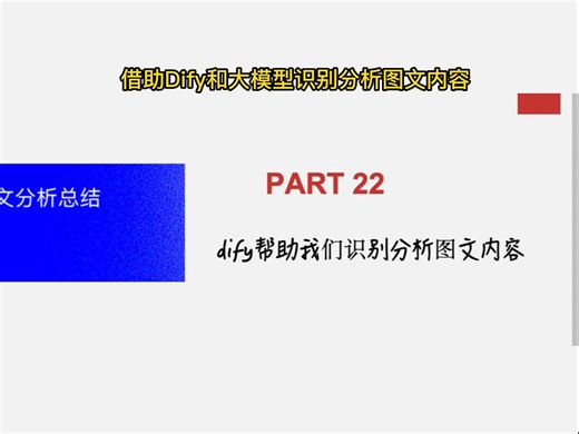 借助dify和VL大模型识别分析图片内容并模版展示