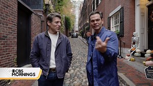 From the historic Colonial-era sites along the Freedom Trail to a nearly hidden spot inside the iconic Fenway Park to candlepin bowling, Tony got an insider’s tour of Boston from WBZ / CBS News Boston anchor Chris Tanaka. | CBS Mornings