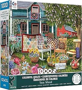 Ceaco - Colorful Quilts - 1000 Piece Jigsaw Puzzle