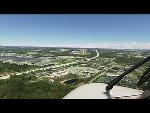 Landing in Concord North Carolina | KJQF (JQF) | Concord Padgett Regional Airport #landingvideo