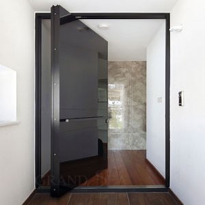 [Hot Item] Professional Manufacture Superior Quality Modern Security Front Metal Steel Pivot Doors for Villa