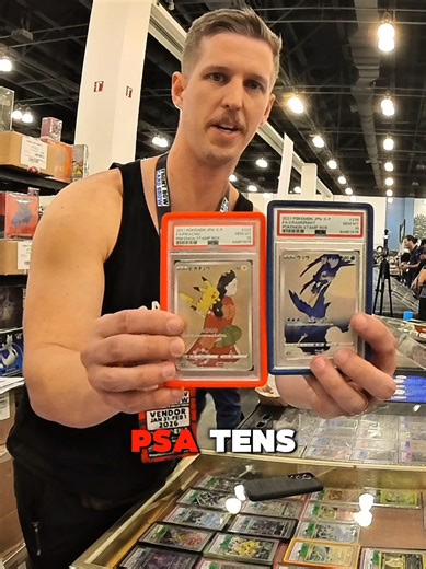 Quickest sale ever! My thoughts: In this business you need to move fast and never look back. Will I miss these cards? yes. Will I get another set? Most likely. Cash in hand is better than cards in the case, though, and now I have funds for the next big purchase. Thank you, Chan, for an easy deal. Enjoy your sequential PSA 10 Box Stamp Pikachu and Cramorant promos! Hope to see you again soon. #nice #pokemon #psa10 #pov #cardshow