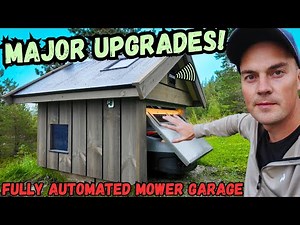 The Most Overkill Robot Mower Garage gets Even Better!