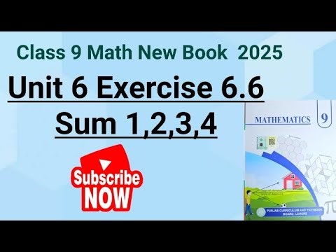 Class 9th Math | Chapter 6 | Exercise 6.6 Question 1,2,3,4| 9th Class Maths E.X 6.6 - Trigonometry