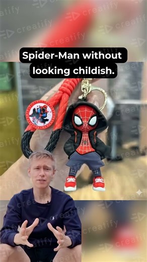 Spider-Man Keychain | Miles Morales Style | Coolest Marvel Merch!