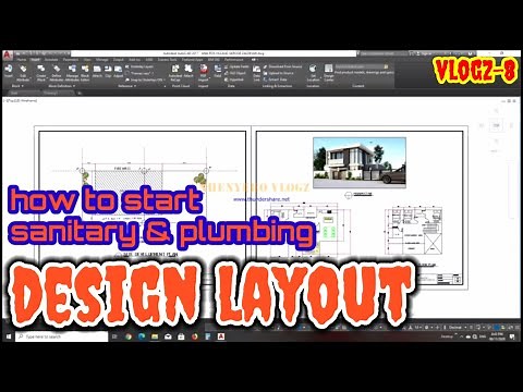 HOW TO START SANITARY & PLUMBING DESIGN LAYOUT | SANITARY LAYOUT PLAN | ENHENYERO @ WORK
