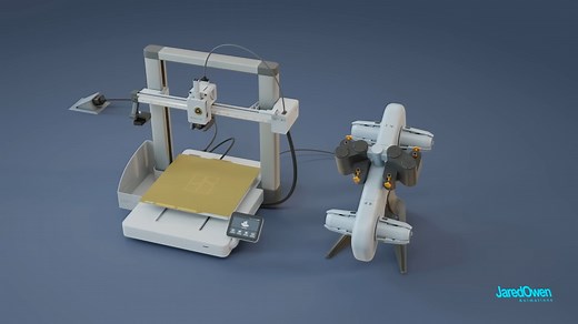 【中配】科普爆款视频：3D打印机的工作原理与运作流程