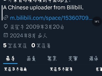 up于2024年8月21日正式入驻X（twitter推特）了，可以在X上找到我唯一的账号。:）