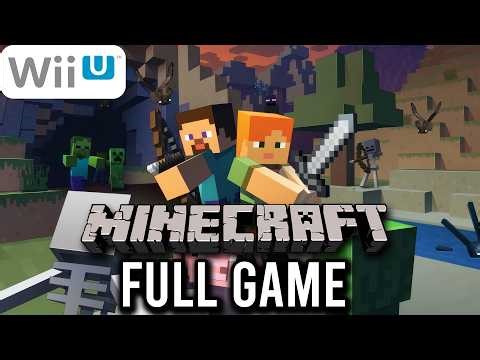 Minecraft Nintendo WiiU Edition - FULL GAME Playthrough - No Commentary