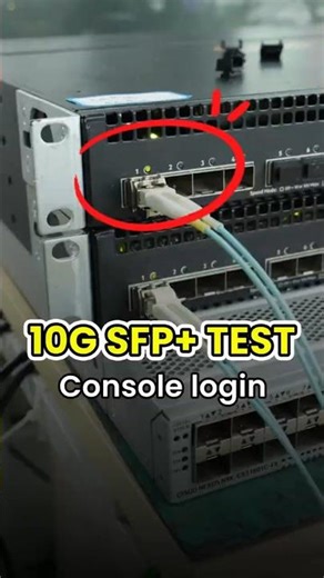 Aruba 3810M JL075A 10G SFP+ Test, Console Access & VLAN Setup #aruba #switch #10g #shorts #fyp