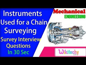 What are the instruments used for a chain surveying | survey interview questions and answers