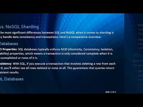 Understanding Sharding in SQL Databases: Why It’s Not Always Harder than NoSQL