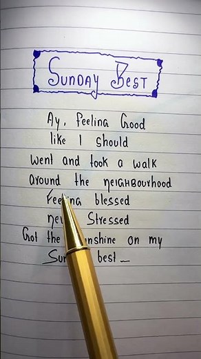 Sunday best song ~ Surfaces😲#lyrics #music #learnenglish #viralsong #songlyrics #lyricvideo #shorts