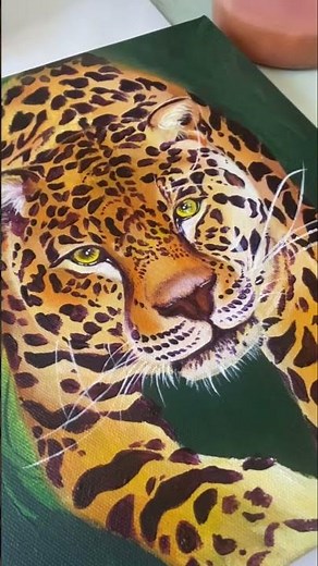 How to paint animal fur using acrylic paints on canvas and Artyshils Art Brushes