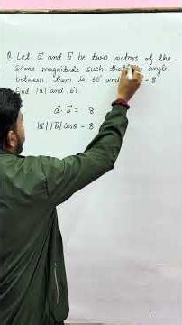 Algebra of Vectors | Class 12 Maths | PYQs Questions #maths #education #viral