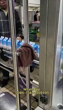 Fully automatic fresh milk carton filling sealing machine