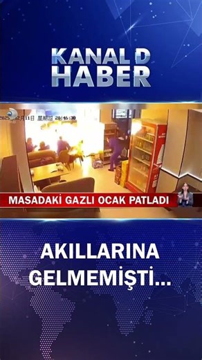 They were stunned! The gas stove on the table exploded in the middle of the meal!