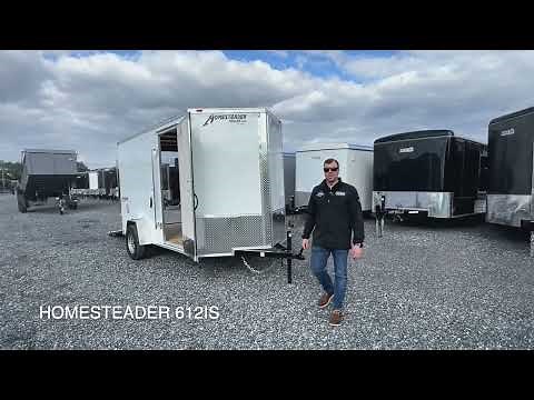 Homesteader 6x12 V-Nose Enclosed Trailer