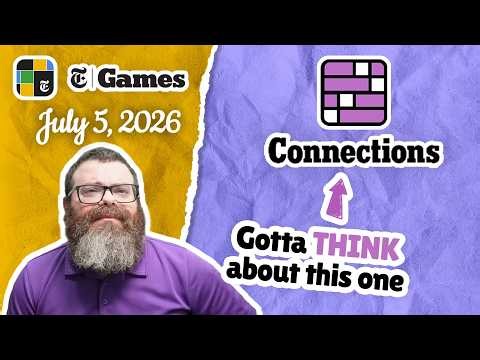 Tough start | NYT Connections July 5, 2026