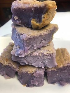 Ube- Purple Yam Hawaiian Mochi Cake