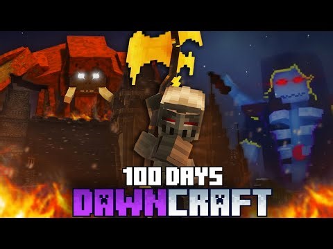 I Spent 100 Days In Minecraft’s HARDEST RPG Modpack