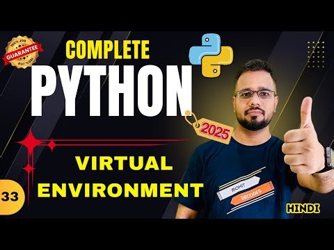 Python Tutorial in Hindi #33 - Virtual Environment (venv) in Python