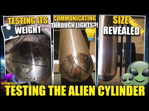 Alien Cylinder Update: Weight Test & Strange Light Signals!