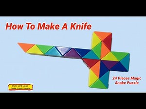 Knife - 24 Pieces Magic Snake Puzzle @snakelordmagicsnakepuzzletutor