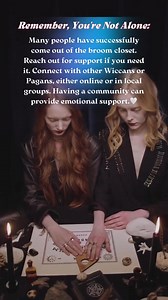 1K views · 23 reactions | Tips for Coming Out of the Broom Closet ⚡️ Setting boundaries to protect yourself is essential. If staying in the broom closet helps avoid drama, do what's best for you. Your practice is personal, and no one should belittle you for it. 﫶 #Witchcraft #BroomCloset #PersonalPractice #Boundaries #SelfRespect | Wicca Academy | Facebook