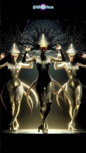 Aliens doing Irish river dance