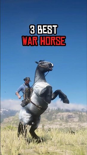 3 Best War Horse for Arthur RDR 2