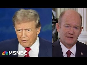 Sen. Coons: Trump refuses to ‘choose freedom over authoritarianism’ and back Ukraine