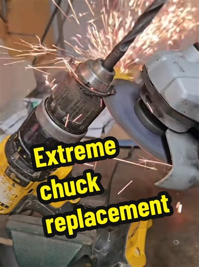 #onthisday Dewalt drill chuck replacement asmr timelapse repair #asmr #timelapse #Dewalt