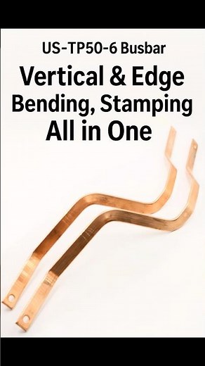 Fully Automatic Busbar Bending, Punching & Shearing – All in One Machine | No Manual Work Needed!